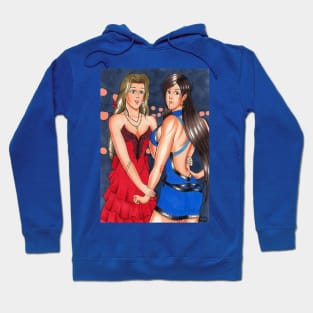 Tifa & Aerith Illustration Hoodie